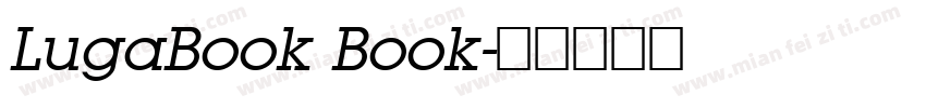 LugaBook Book字体转换